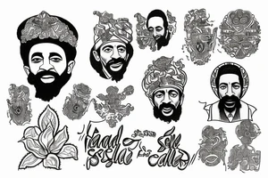 Haile Selassie tattoo idea