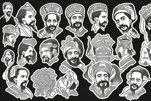 Haile Selassie coronation tattoo idea