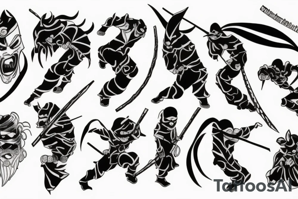 Ninja tattoo idea