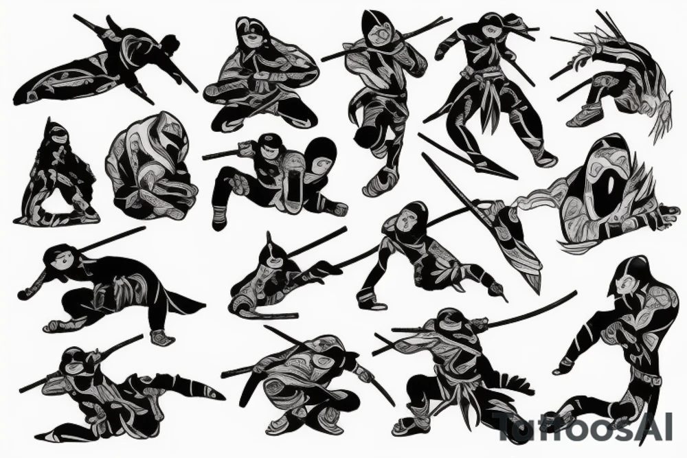 Ninja tattoo idea