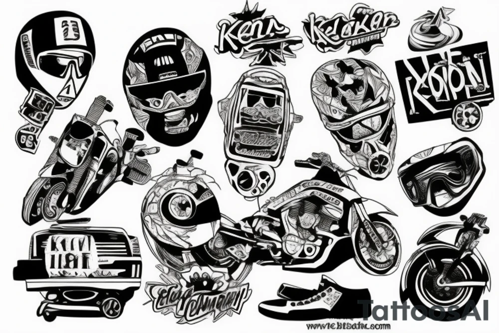 Ken Block tattoo idea