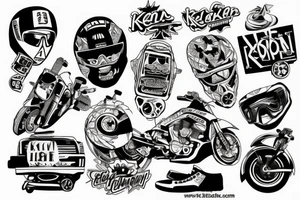 Ken Block tattoo idea