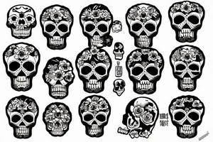 skull tattoo idea