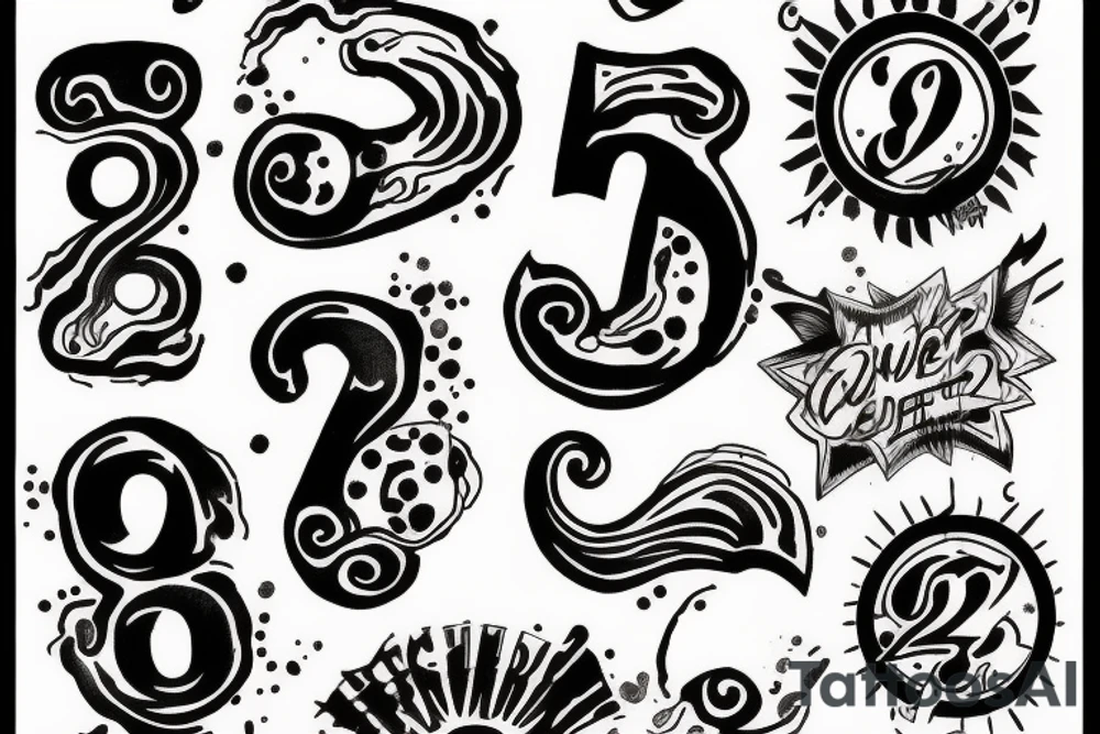 The number 29 plus something involving a sunset tattoo idea