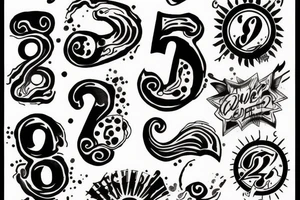 The number 29 plus something involving a sunset tattoo idea