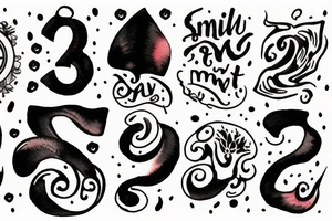 The number 29 plus something involving a sunset, something basic and small tattoo idea