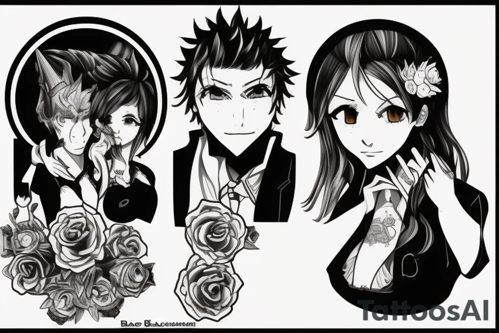 Isaac and miria from baccano tattoo idea