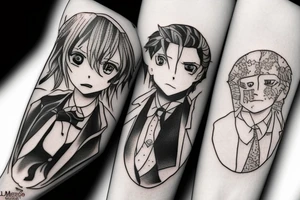 Isaac and miria from baccano tattoo idea