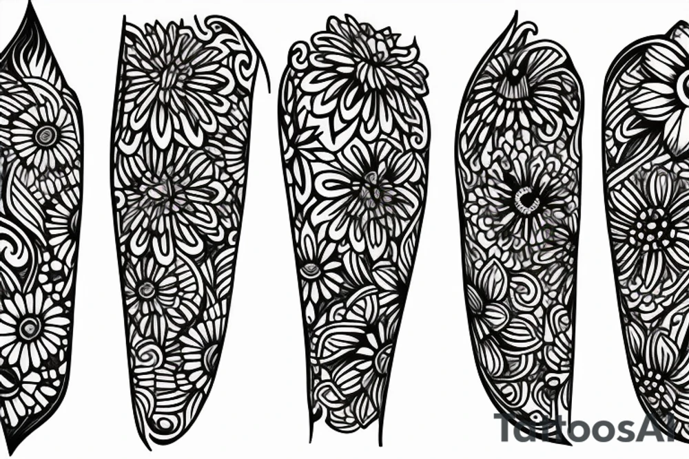 all flowers in time bend towards the sun tattoo idea