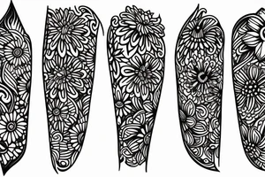 all flowers in time bend towards the sun tattoo idea