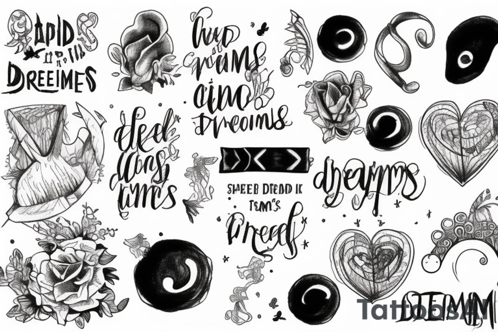 Trapped inside these dreams of mine tattoo idea