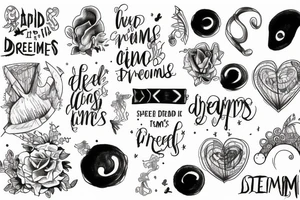 Trapped inside these dreams of mine tattoo idea