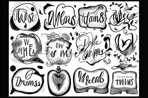 Trapped inside these dreams of mine tattoo idea