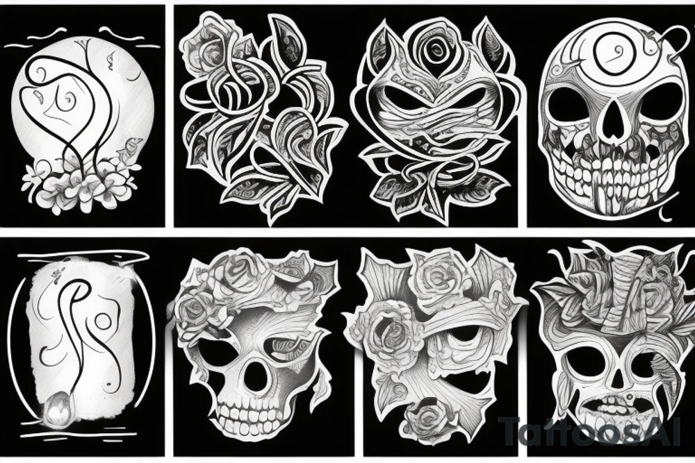 Lamp and lighting tattoo idea