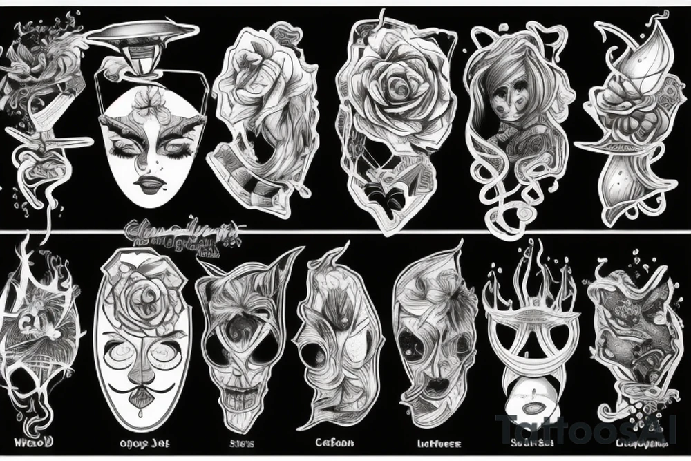 Lamp and lighting tattoo idea