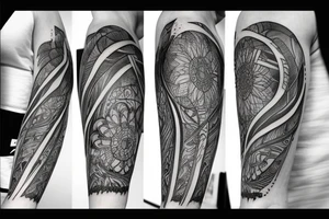 Lamp and lighting tattoo idea