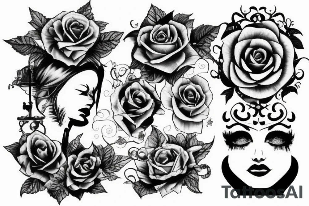 Lamp and lighting tattoo idea