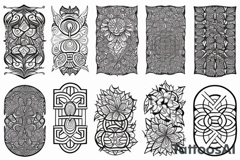 Fractal style pattern fine lines on side of neck tattoo idea Fractal style pattern fine lines on side of neck tattoo idea
