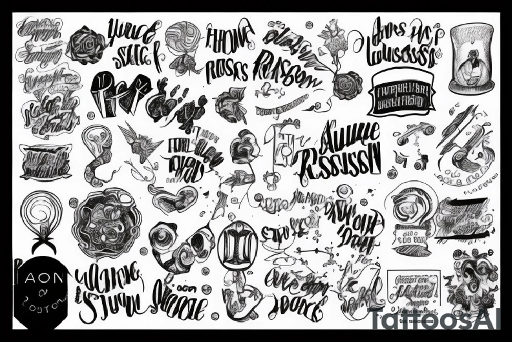 Everything happens for a reason tattoo idea
