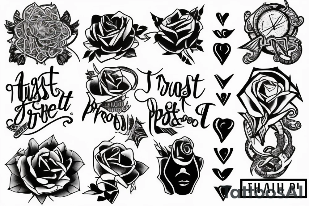 Trust the process tattoo idea