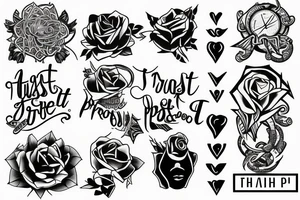 Trust the process tattoo idea