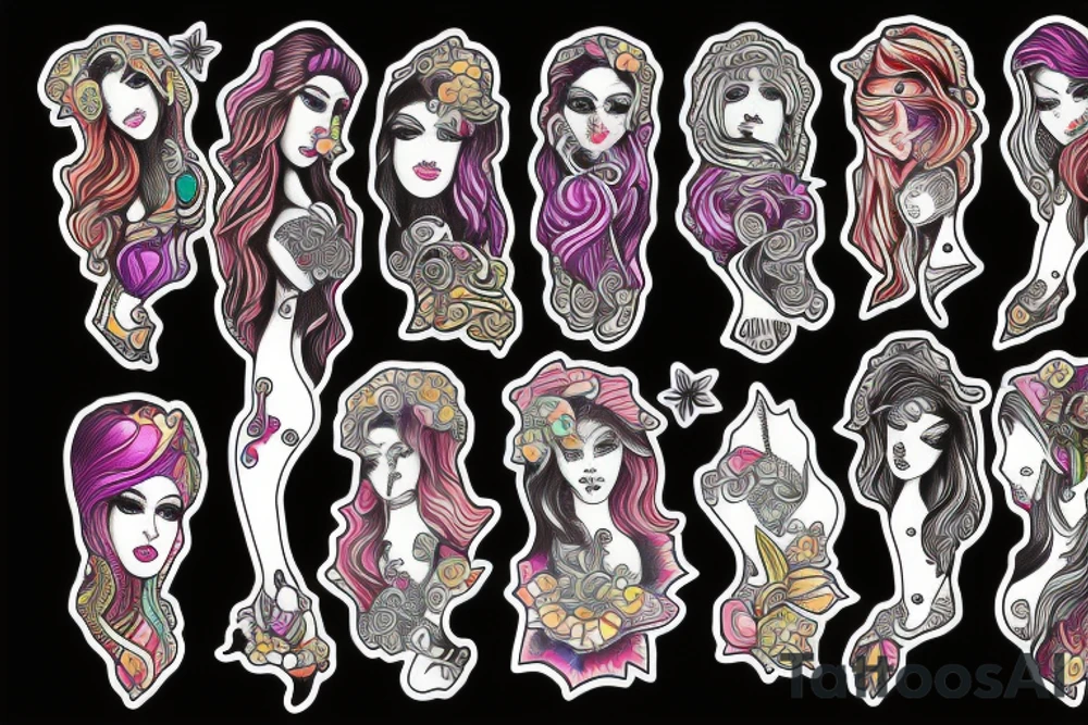 Glowa lisa tattoo idea