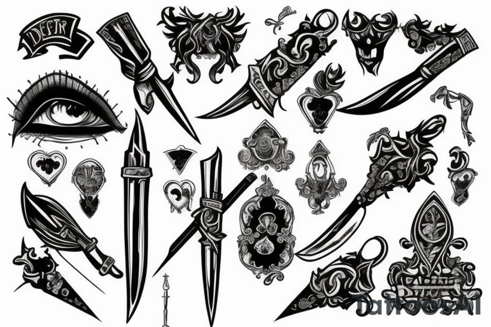 Dagger tattoo idea
