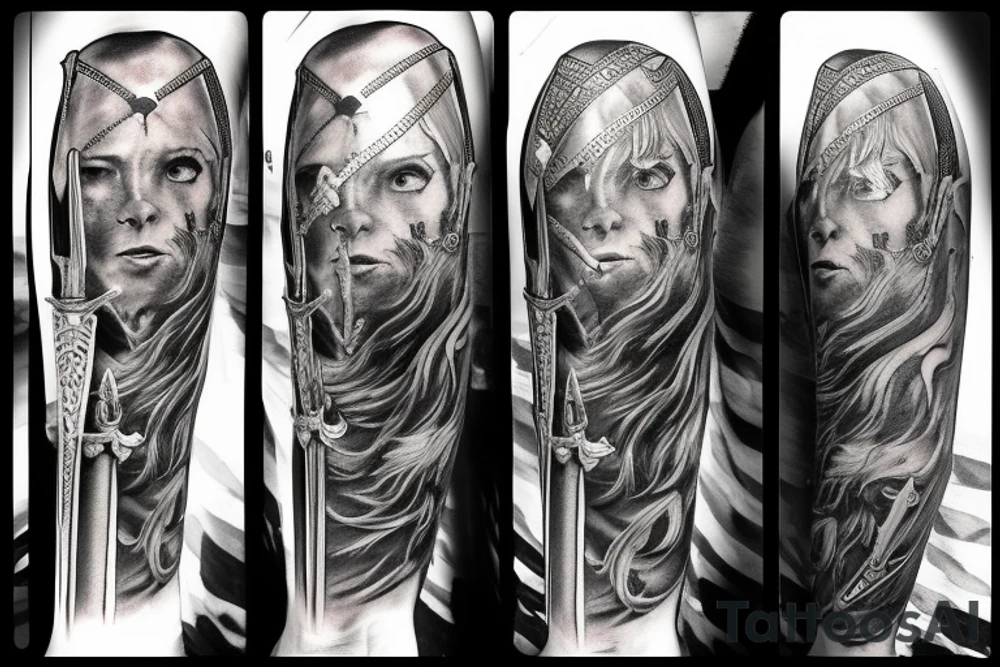Sword King Arthur tattoo idea
