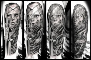 Sword King Arthur tattoo idea