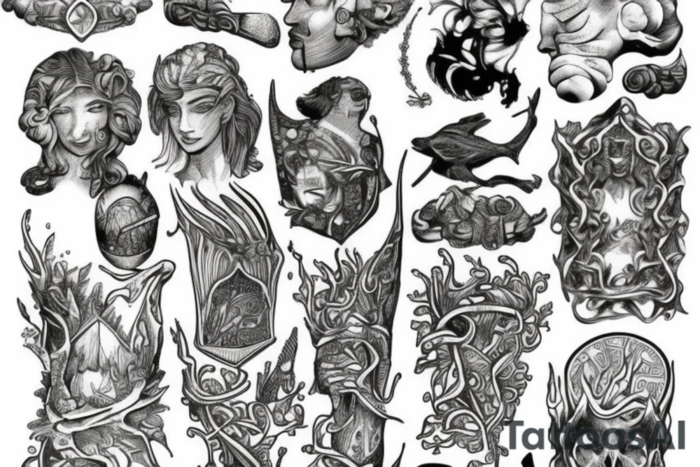 Atlantis tattoo idea