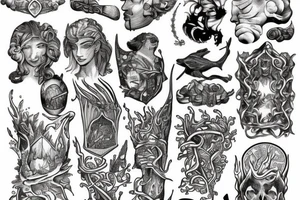 Atlantis tattoo idea
