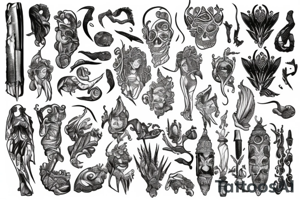 Atlantis tattoo idea