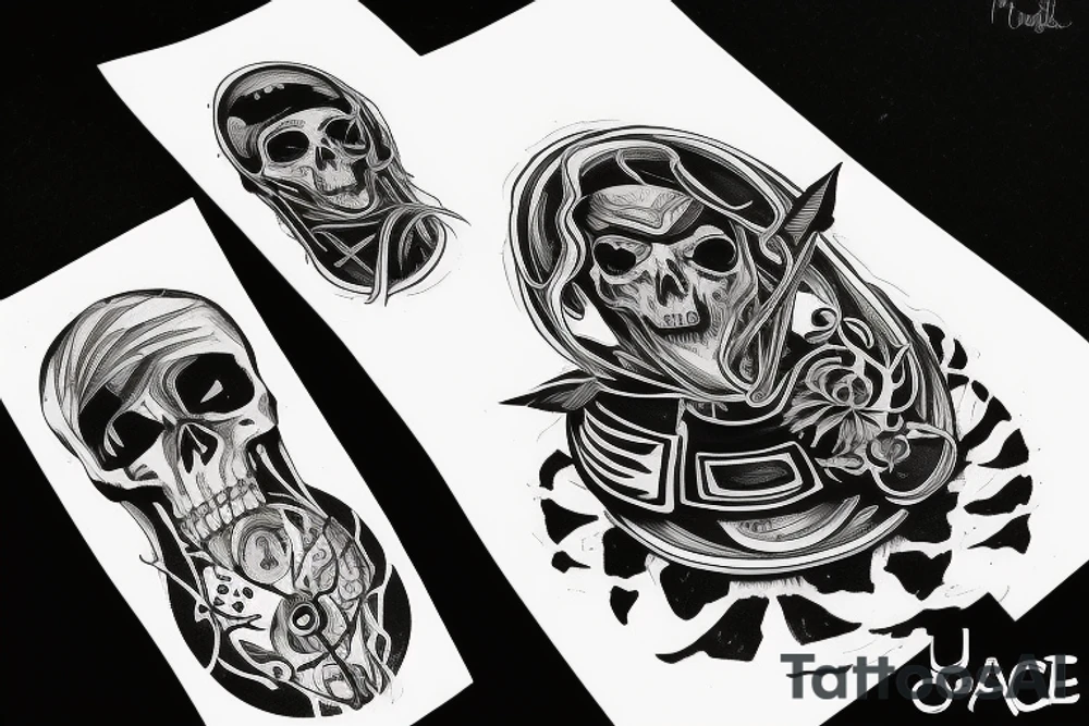 DEATH SPACE tattoo idea