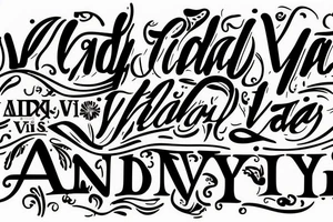 a typography for the famous saying veni vidi vici in a very classy style tattoo idea