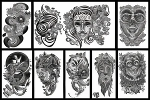 Kwiaty tattoo idea