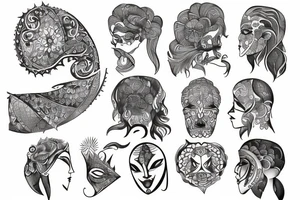 Kwiaty tattoo idea