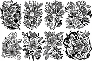 Flawer tattoo idea