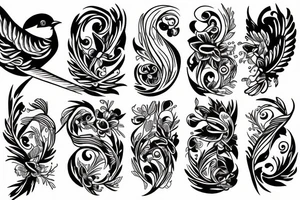 Bird tattoo idea