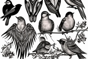 Bird tattoo idea