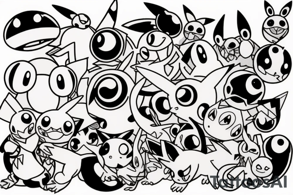 Pokemon tattoo idea