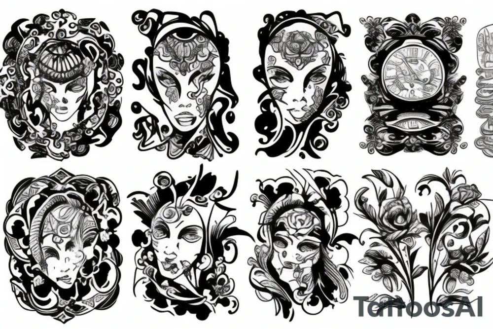 Serce tattoo idea