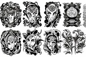 Serce tattoo idea