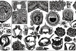 Serce tattoo idea