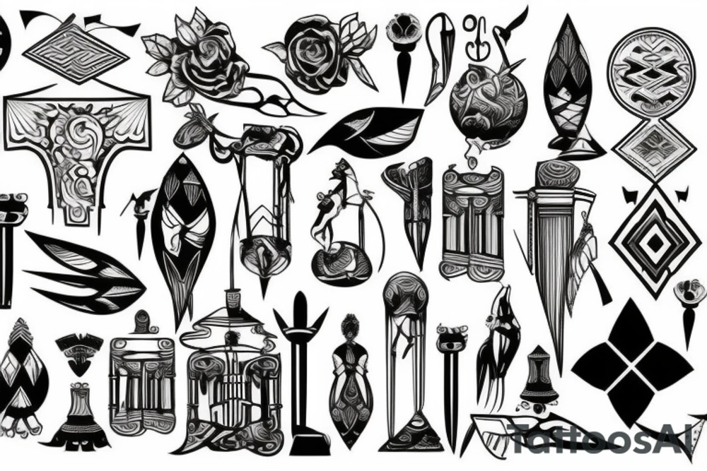 Roman artist tattoo idea