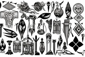 Roman artist tattoo idea