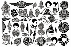 Roman artist tattoo idea