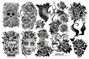 Serce tattoo idea