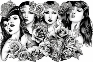 Serce tattoo idea