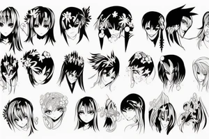 Anime tattoo for the shoulder tattoo idea