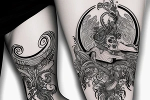 motyw śmierci, choroby demencji, pamięci po bliskiej osobie tattoo idea